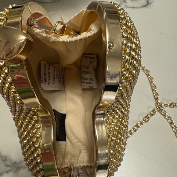 Lovely heart Rhinestone bag - Picture 3 of 4